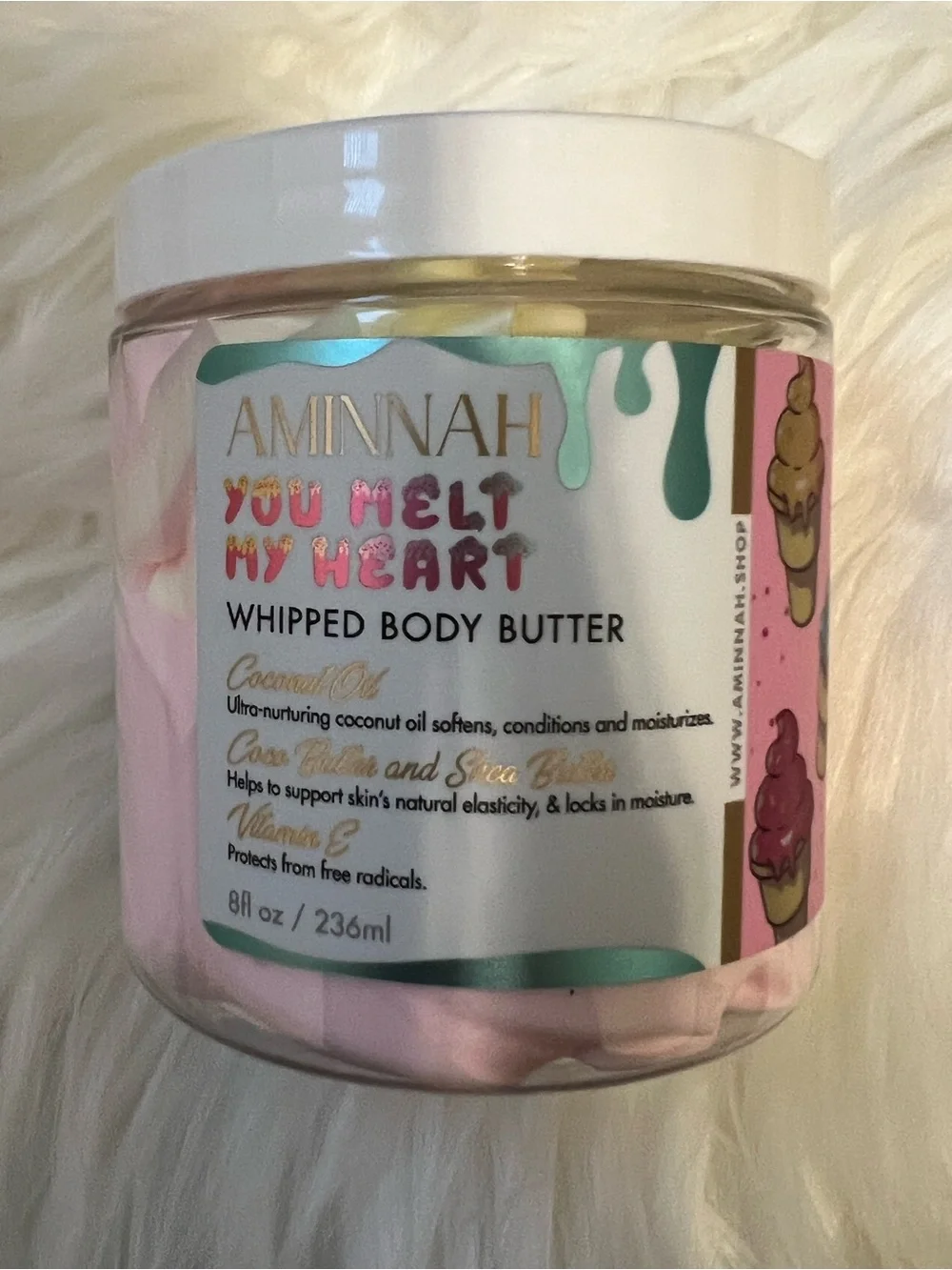 NWT Aminnah you melt my heart whipped body butter retails $38.00 USD